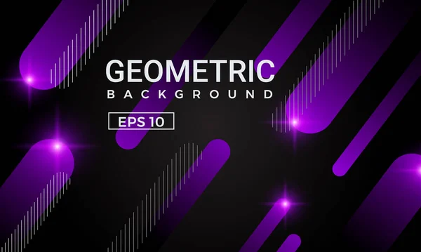 Gráfico Vetorial Ilustração Fundo Geométrico Gradiente Roxo Colorido Perfeito Para — Vetor de Stock