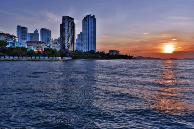 Günbatımı hakikat Sanctuary görülen Pattaya