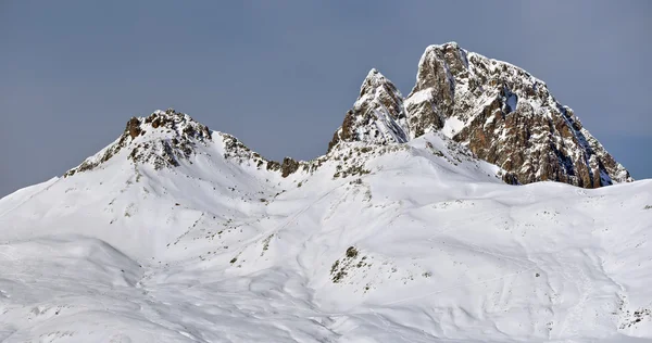 Pic du Midi d Ossau no inverno — Fotografia de Stock