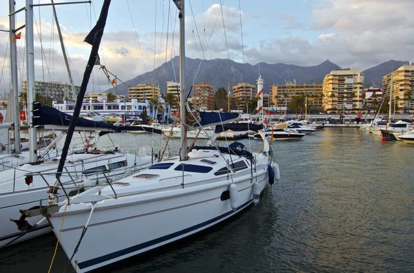 Yachthamnen i Marbella — Stockfoto