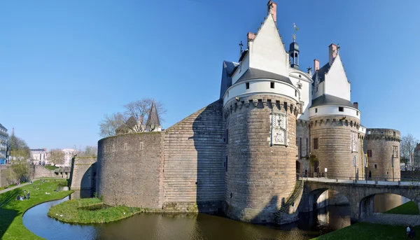 Castle of the Dukes of Brittany in Nantes Royalty Free Stock Photos