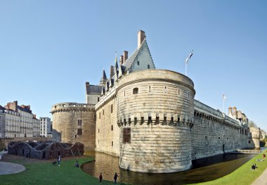 Park ve kale Nantes Brittany Dükü