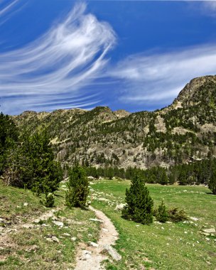 Madriu-Perafita-Claror Vadisi Andorra'da yürümek geçmek