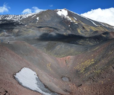 Etna Dağı Güney kanadının yan krater