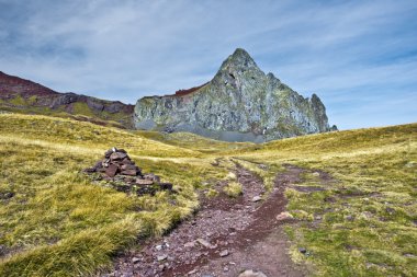 Aragon Pyrenees içinde en yüksek Anayet yol yürüme