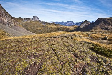 Anayet Yaylası ve tepe MIDI Ossau taş dokulu yüzey