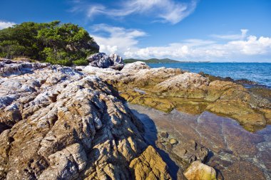 Güney kıyı şeridi Tabiat Manzarası Ko Samet Island