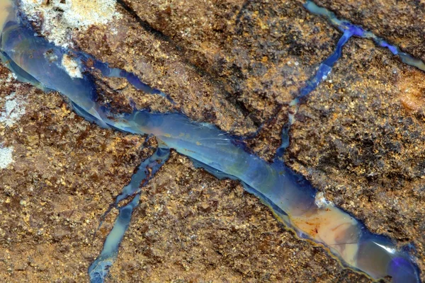 Boulder opal ana kayanın içindeki bir ven. 
