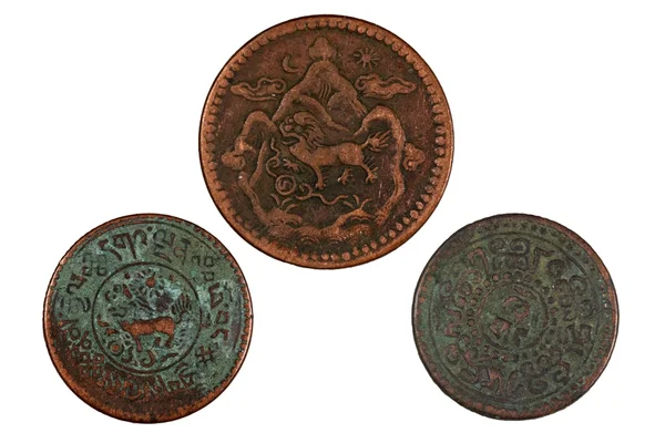 Old Tibetian Coins — Stock Photo, Image