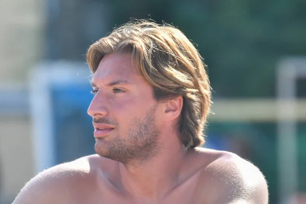 Italian National Collegiate Water Polo Syracuse 2020 Goalkeeper Marco Del — Stock Photo, Image