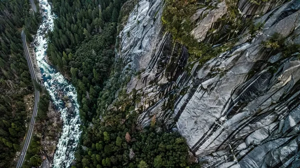 Yosemite Nationale Park Texturen Van Steen Hoge Kwaliteit Foto — Stockfoto