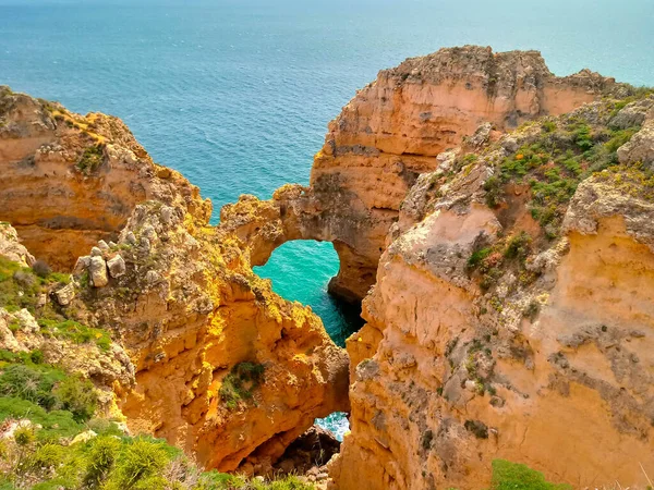 Ponta Piedade Der Portugiesischen Algarve — Stockfoto