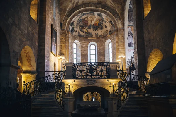 Bellissimo Interno Una Chiesa Praga — Foto Stock