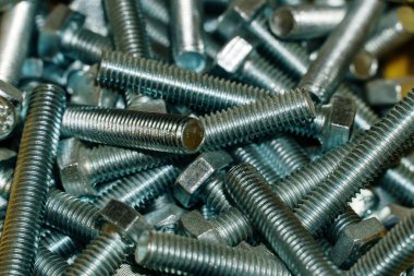 Hex vidaları çok yakın çekim