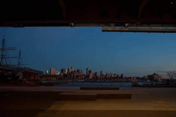 Brooklyn e pôr do sol — Fotografia de Stock