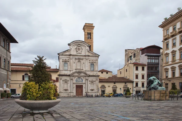 Florence: Piazza Organissanti: — Stock Photo, Image