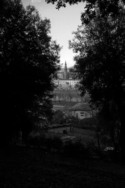 Italy: Florence: Church in light place — Stock Photo, Image