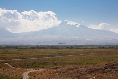 Ararat dağ sis ile