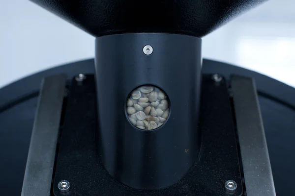 Fırında Ham kahve çekirdekleri