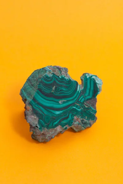 Malachite: waves Stock Photo