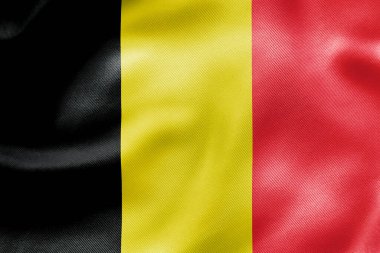 Siyah sarı dikey çizgili Belçika bayrağı