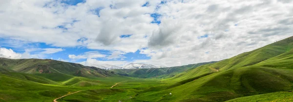 Юрта в долине