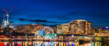 Sydney Darling Harbour geceleri