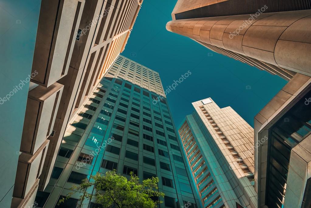 Adelaide office buildings in CBD Stock Photo by ©moisseyev 111075362