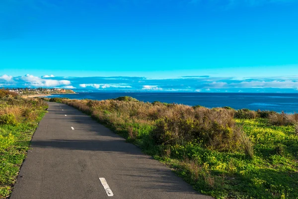 Bicycle lane along South Australian shores and beaches — Stock Photo, Image