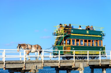 Victor Harbor at çizilmiş tramvay