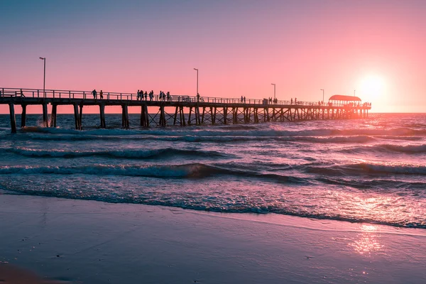 Henley Beach Jetty, Austrália do Sul — Fotografia de Stock