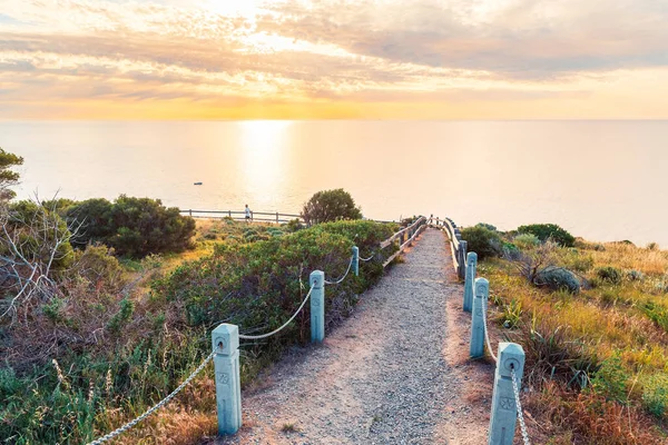 Marion Coastal Walking Trail Sunset South Australia — Stock Photo, Image