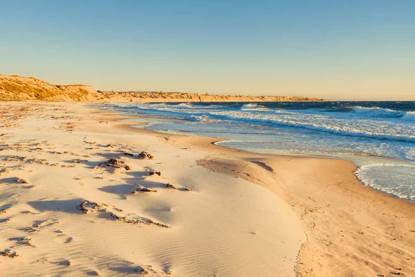 冬の夕日のブランシュポイントビーチ フルールー半島 南オーストラリア州 — ストック写真