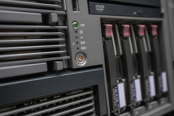 Network Server with Hot Swap Hard Drives — Stock Photo, Image