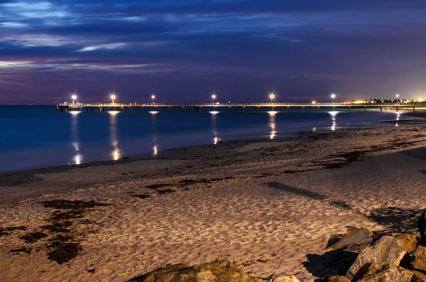 Geceleri Pier — Stok fotoğraf