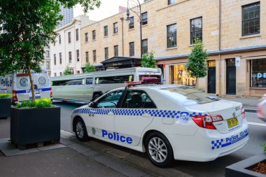 Sydney Police car clipart