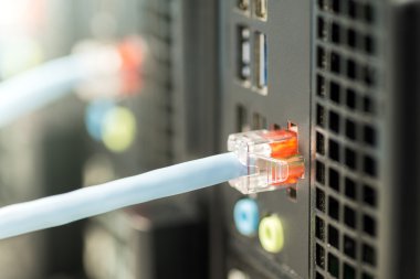 Network connection plug clipart