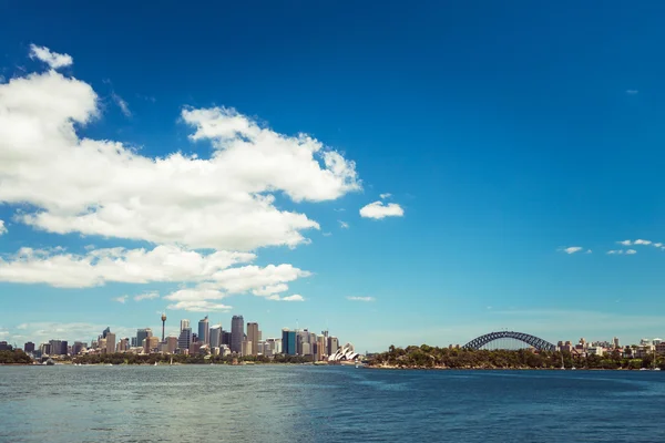 悉尼城市天际线 — 图库照片