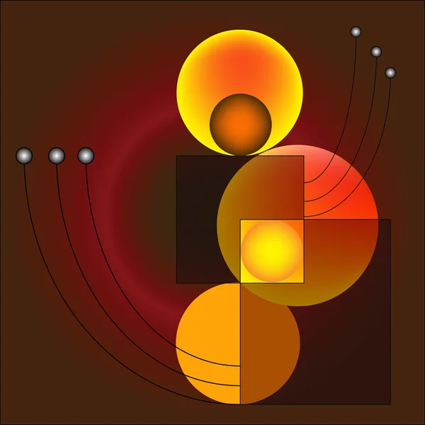 Farklı formlar geometrik desen