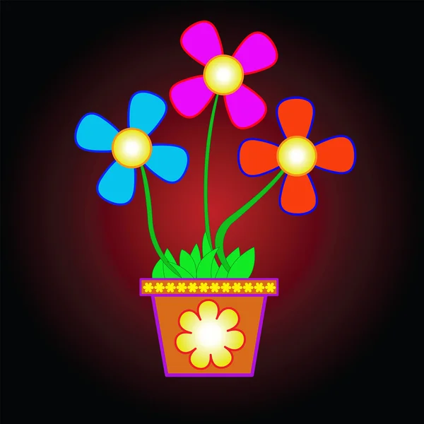 saksıdaki çiçekler