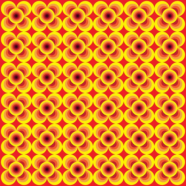 Farklı renklerde geometrik desen daireler.