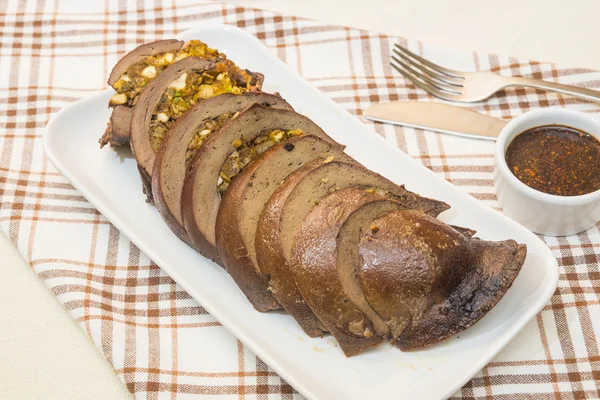 Doldurulmuş domuz karaciğer