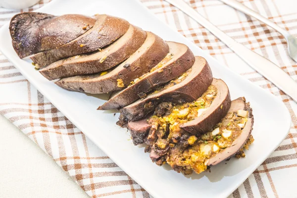 Doldurulmuş domuz karaciğer