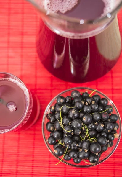 Black currant and blackberry drink — Stock Photo, Image