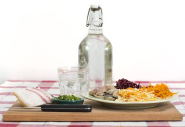 Votka ile atıştırmalıklar