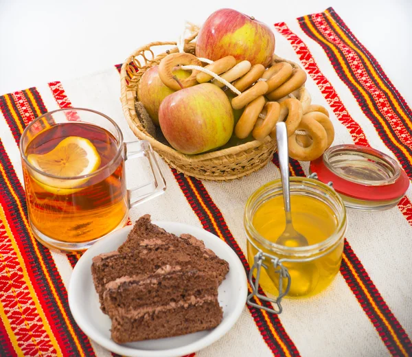 Té con limón — Foto de Stock