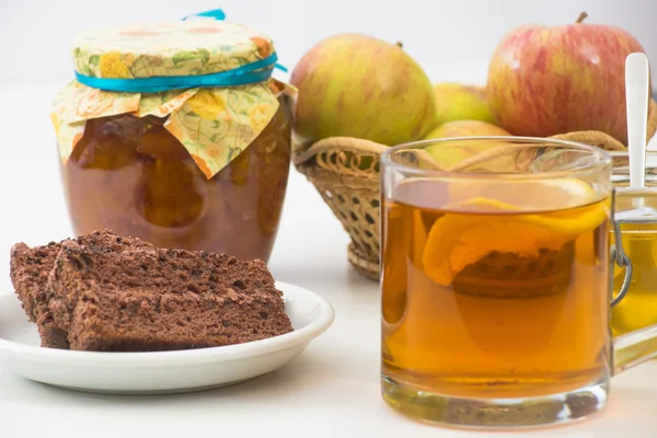 Té con limón — Foto de Stock