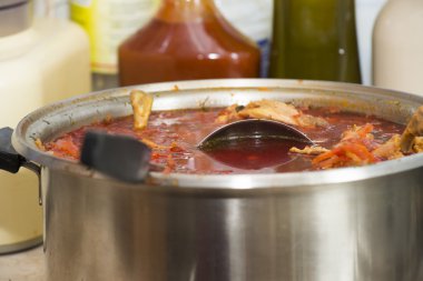 Pancar domates lahana çorbası