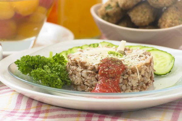 Fleischschnitzel — Stockfoto