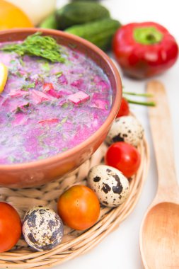 Ekşi süt soğuk çorba